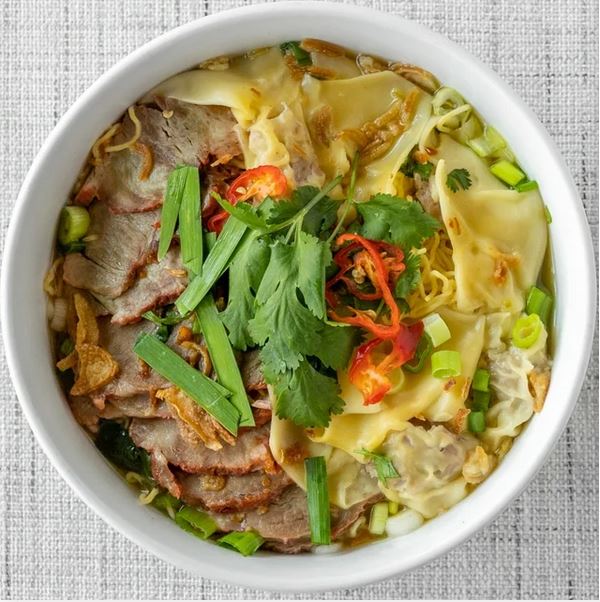 Order S3- Mi Hoanh Thanh food online from Pho Nom Nom store, Rockville on bringmethat.com