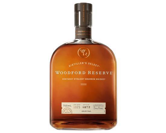 Order Woodford Reserve Kentucky Straight Bourbon 750ml food online from Limoncello store, San Francisco on bringmethat.com