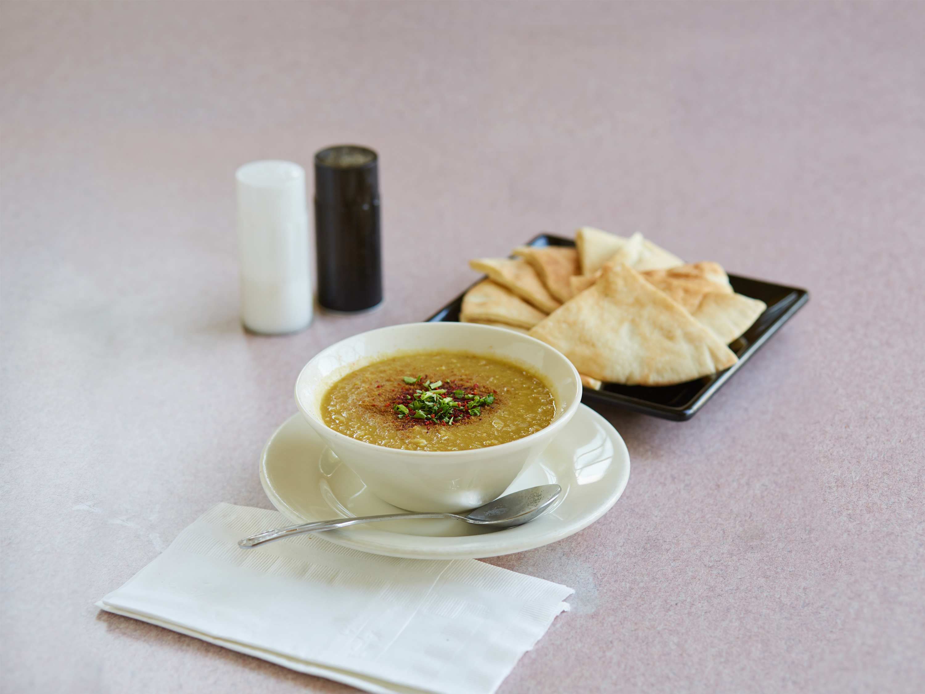 Order Lentil Soup food online from Aristo Cafe store, Torrance on bringmethat.com