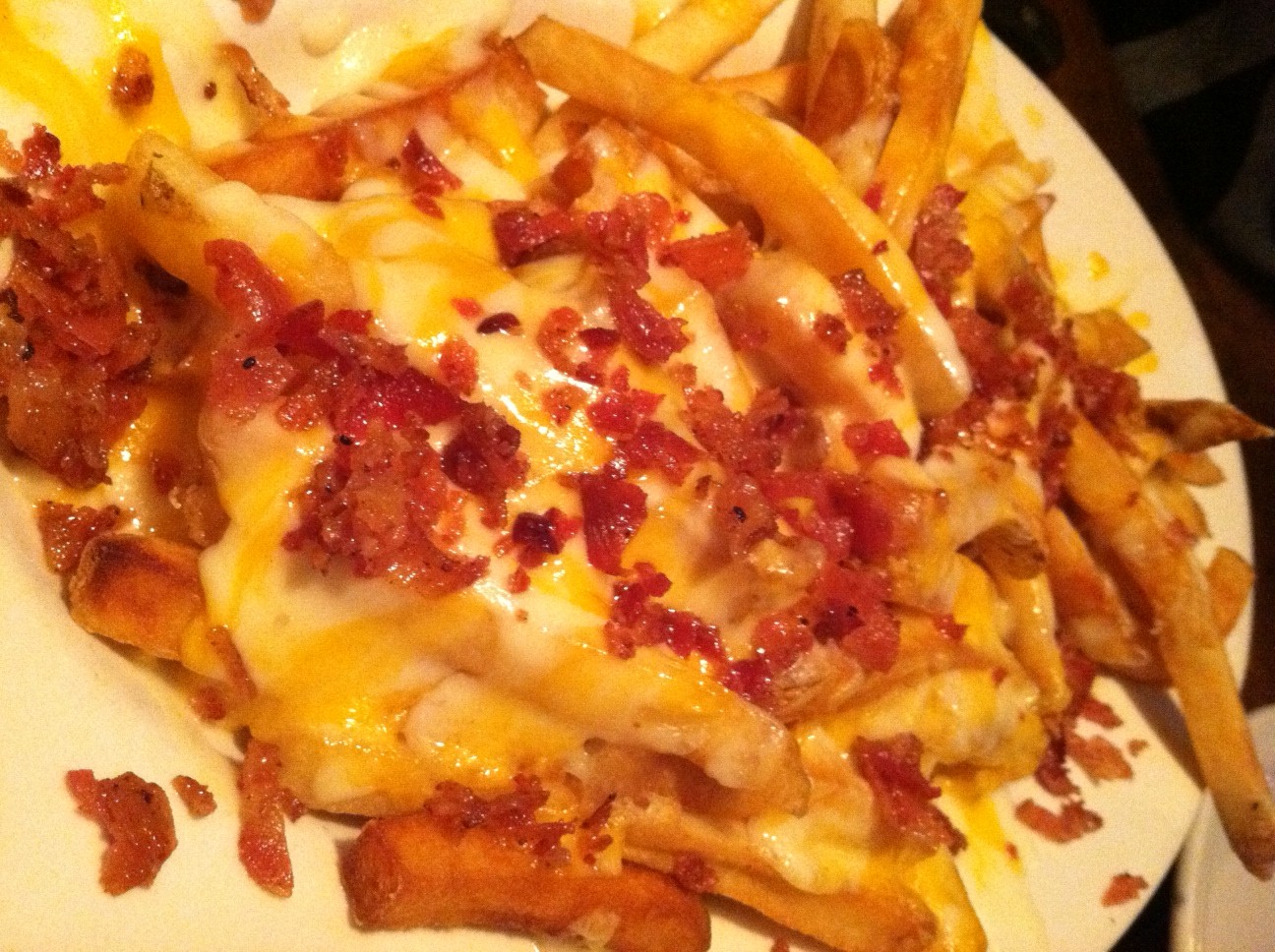 Order Bacon Cheese Fries food online from Iris Restaurant   store, Medford on bringmethat.com
