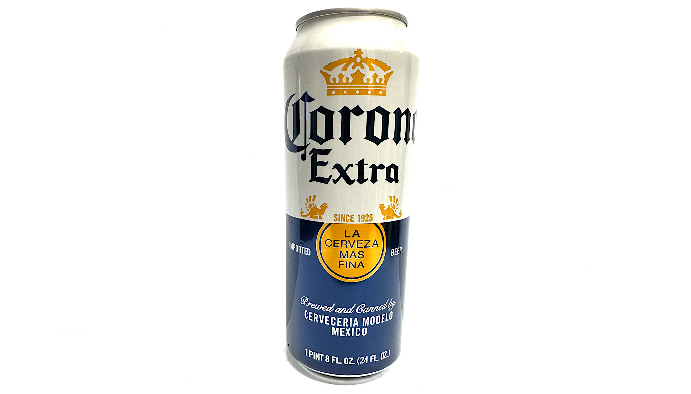 Order CORONA EXTRA 24oz. CAN food online from K-Town Beer & Wine Food Mart store, Los Angeles on bringmethat.com