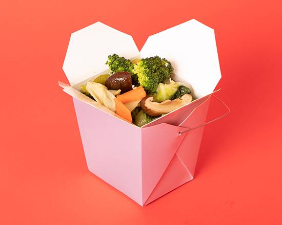 Order Stir-Fried Vegetables over Noodles food online from Send Noods store, Los Angeles on bringmethat.com