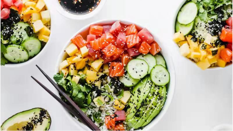 Order Regular(2 Proteins) Poke Bowl food online from Quickway Hibachi & Sushi store, Alexandria on bringmethat.com