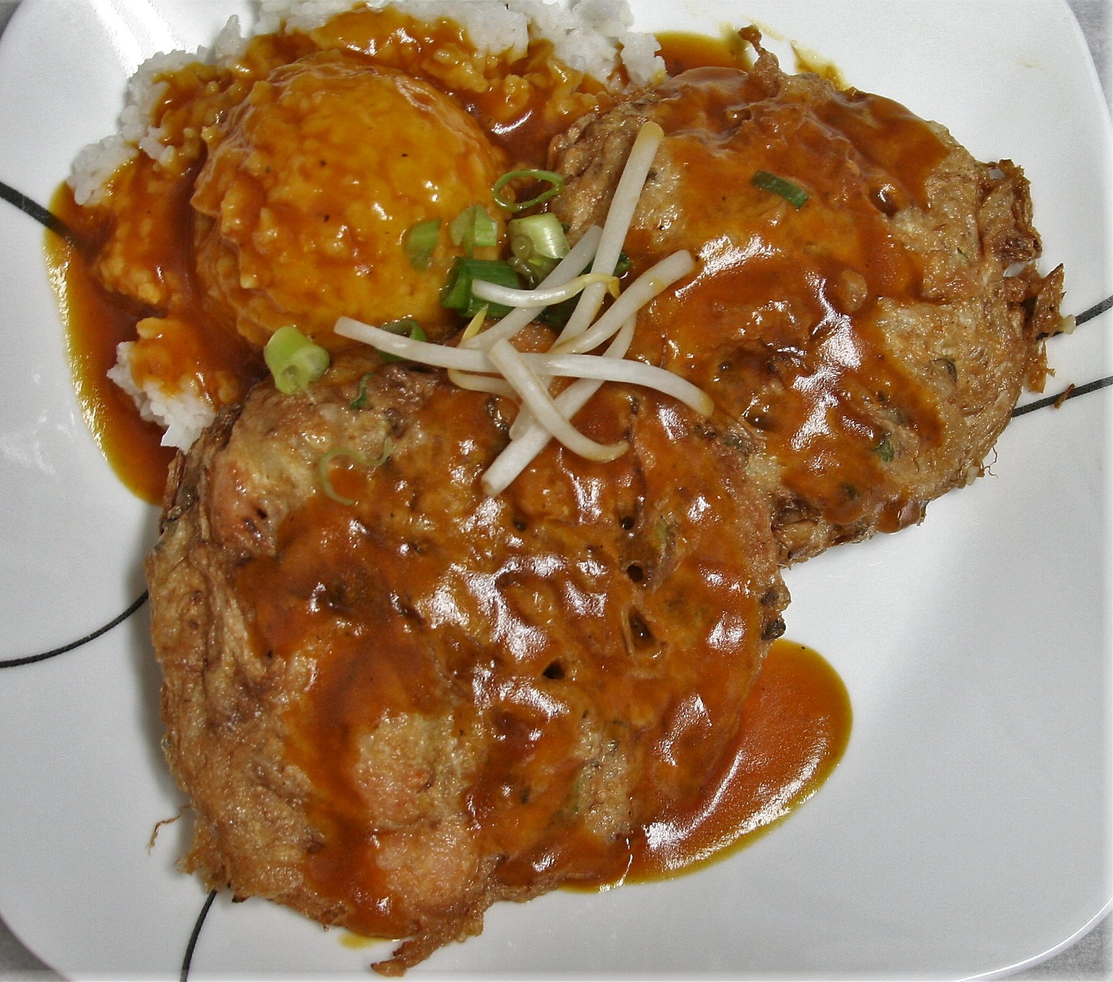 Order Shrimp Egg Foo Young food online from Hong KONG Express store, Chicago on bringmethat.com