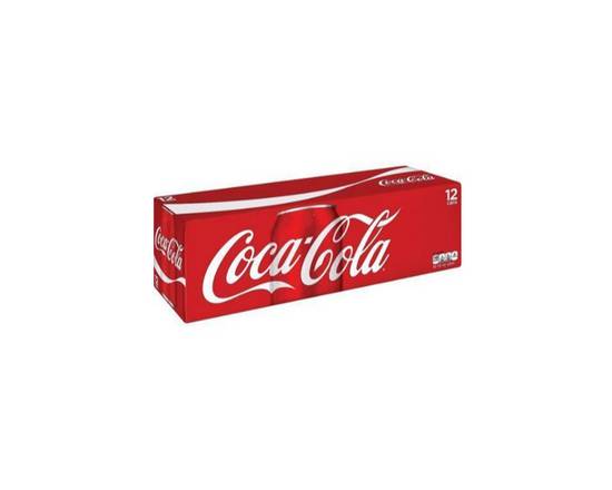 Order Coke 12 oz 12-Pack food online from Raley'S store, South Lake Tahoe on bringmethat.com