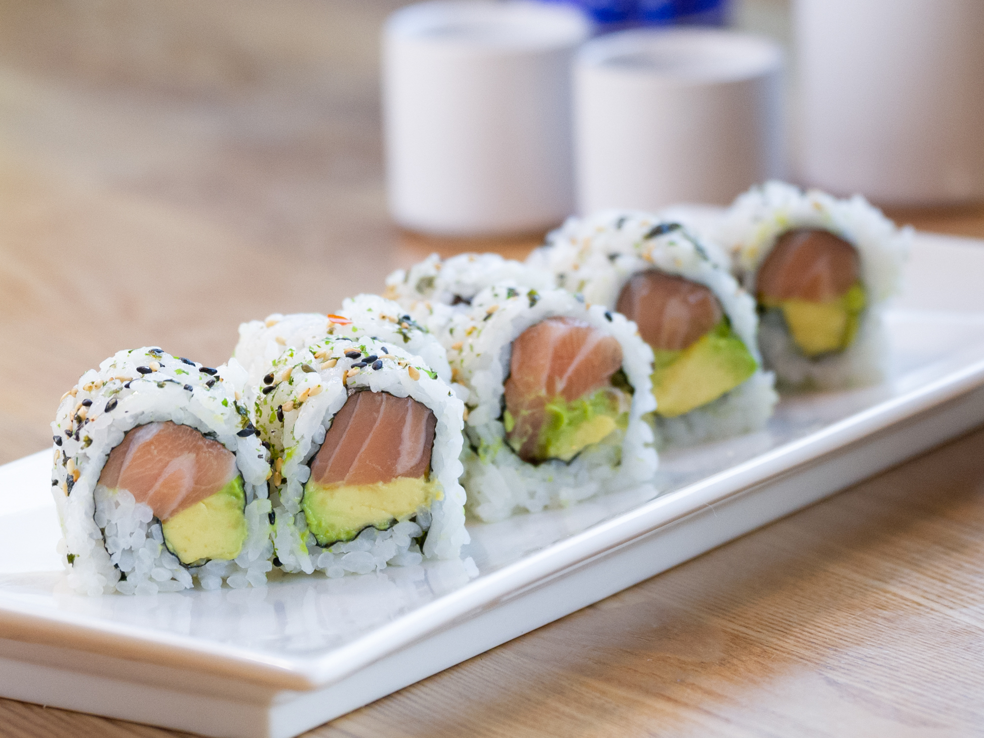 Order Salmon Avocado Roll food online from Roll Call store, Los Angeles on bringmethat.com