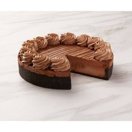 Order The Cheesecake Factory Bakery 10" Godiva® Double Chocolate Cheesecake (80 oz) food online from The Cheesecake Factory Bakery store, Atlanta on bringmethat.com