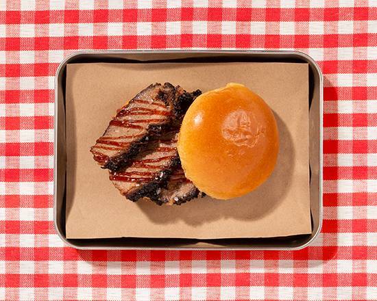 Order Brisket Sandwich food online from Hickory Hall BBQ store, Irmo on bringmethat.com