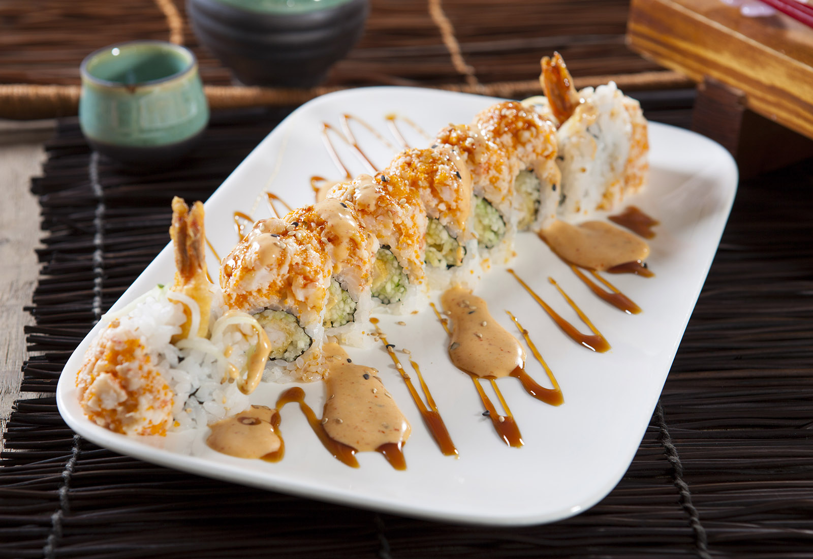 Order Crouching Tiger Roll food online from Sushi Dan store, Studio City on bringmethat.com