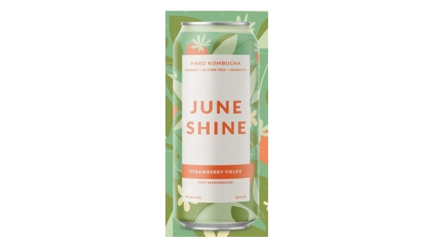 Order Juneshine Strawberry Fields 16oz Can food online from Ocean Liquor store, South Pasadena on bringmethat.com