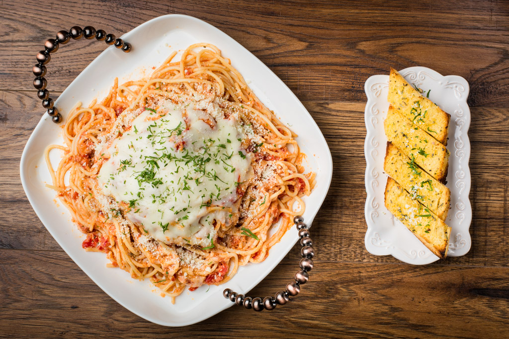 Order Baked Spaghetti Dinner food online from Jeb Pizza store, Troy on bringmethat.com