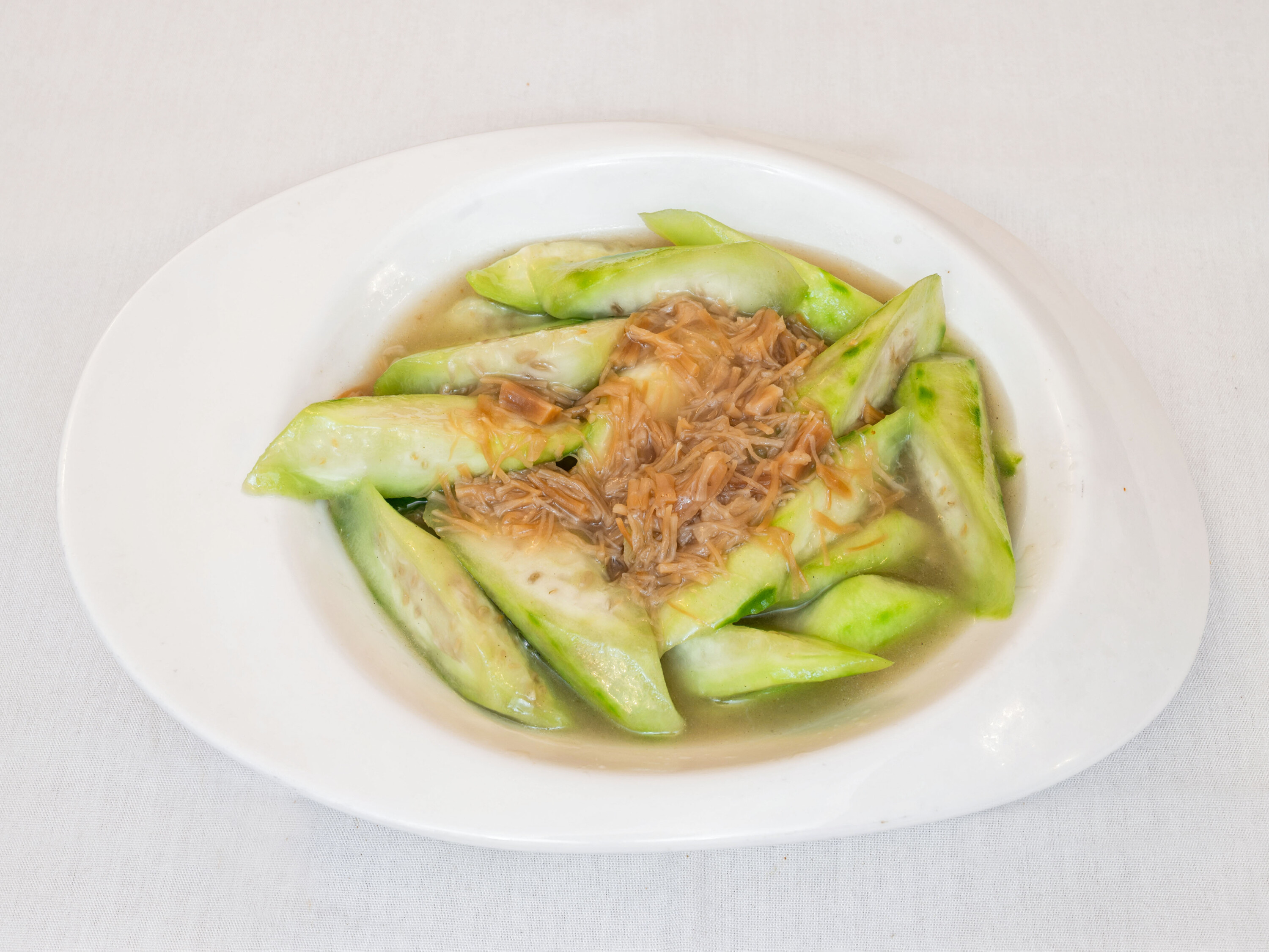 Order 106. Sauteed Asian Okra with Sun Dried Scallops food online from Wu Liang Ye store, New York on bringmethat.com