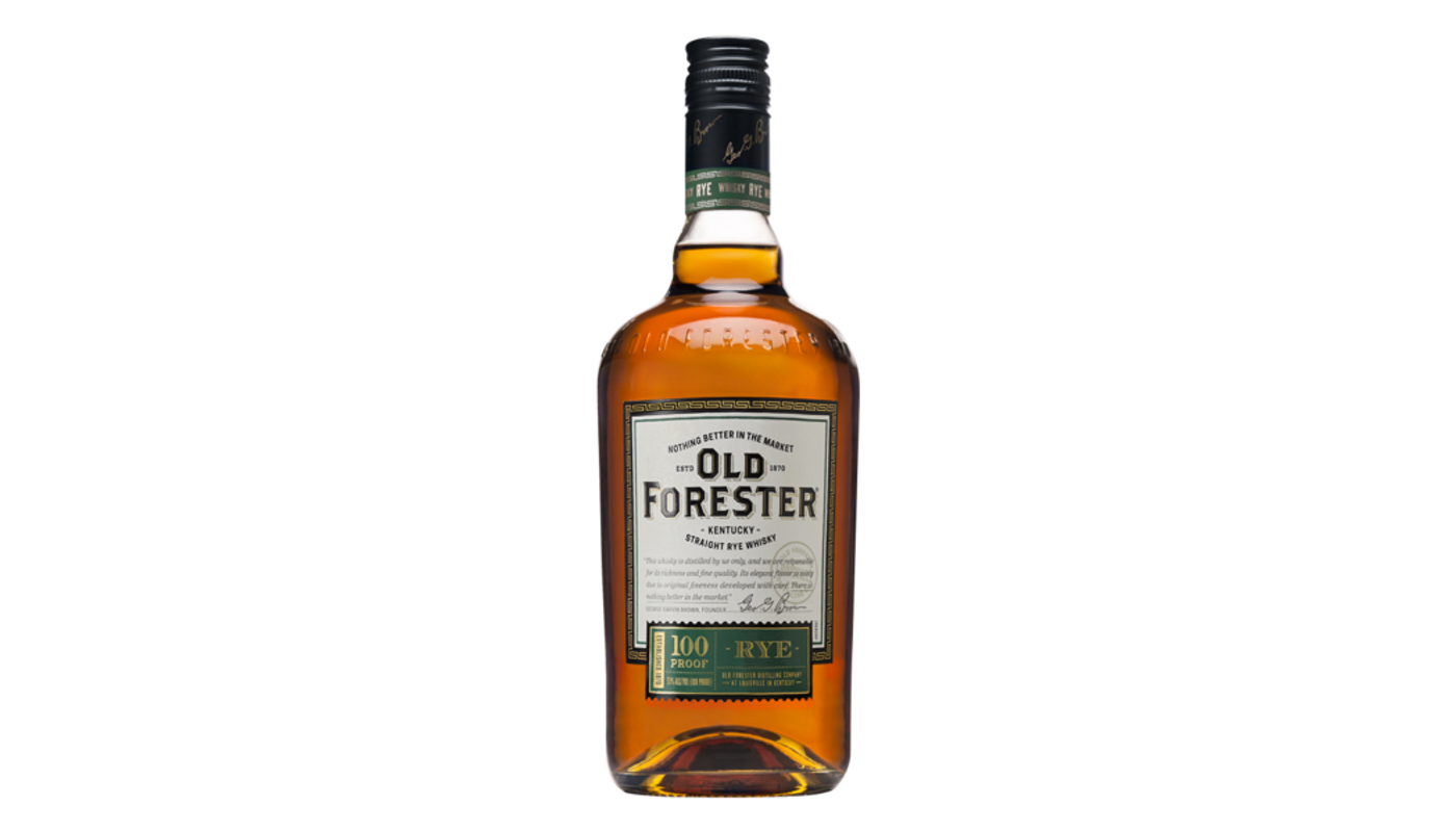 Order Old Forester Kentucky Straight Rye Whiskey 750mL food online from Spikes Bottle Shop store, Chico on bringmethat.com