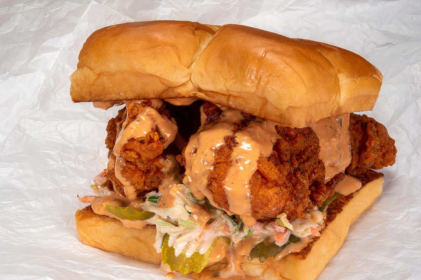 Order THE HOT CHICK food online from Bad Mutha Clucka store, Thousand Oaks on bringmethat.com