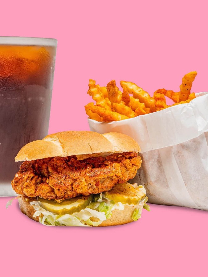 Order Chicken Sandwich Combo food online from Burn Burger store, Union City on bringmethat.com