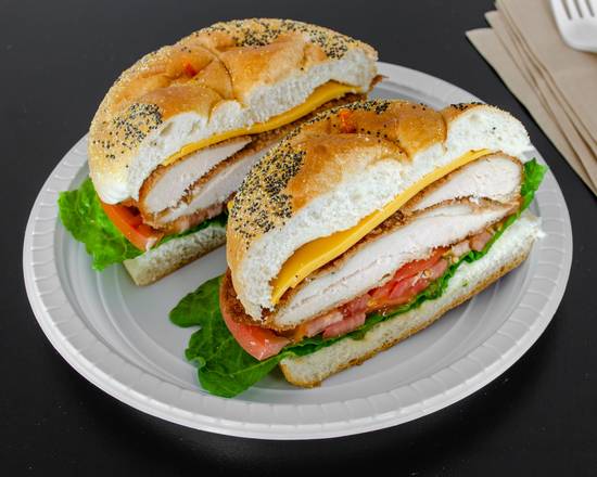 Order Chicken Cutlet Sandwich food online from The Bagel Shop store, Westbury on bringmethat.com