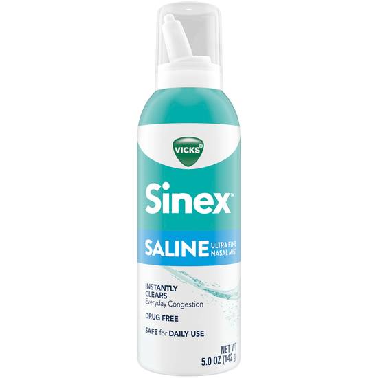 Order Vicks Sinex Saline Ultra Fine Nasal Spray Mist (5 oz) food online from Rite Aid store, Yucca Valley on bringmethat.com