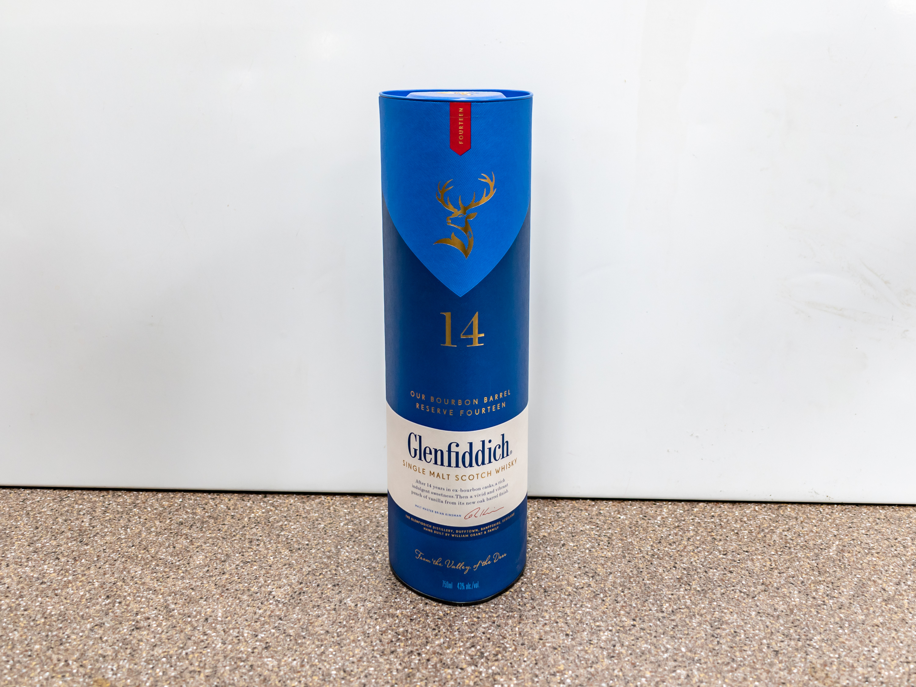 Order Glenfiddich 12 Year Old Single Malt Scotch Whisky, 750 ml food online from Kangaroo Food Mart store, Cathedral City on bringmethat.com