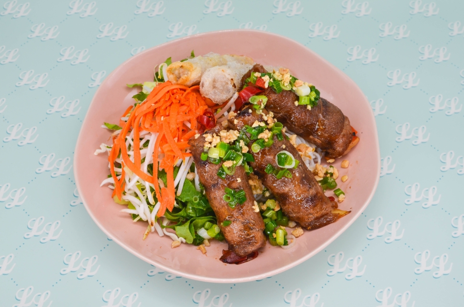 Order Vermicelli Bowl - Steak Roll food online from Luc Lac Vietnamese Kitchen store, Portland on bringmethat.com