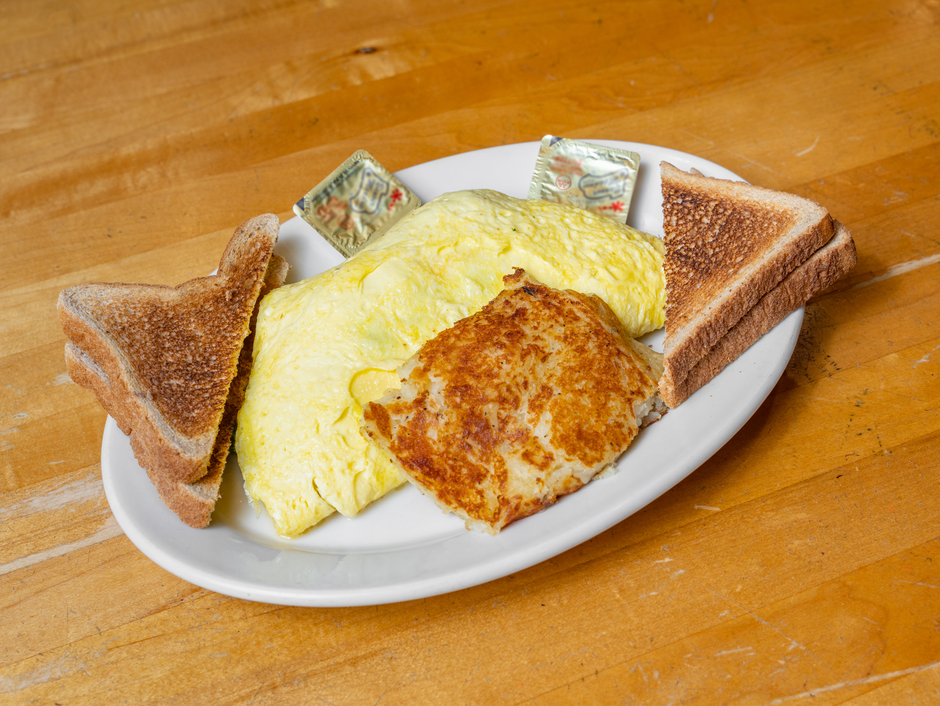 Order Simple Cheese Omelet food online from Soundbites store, Somerville on bringmethat.com