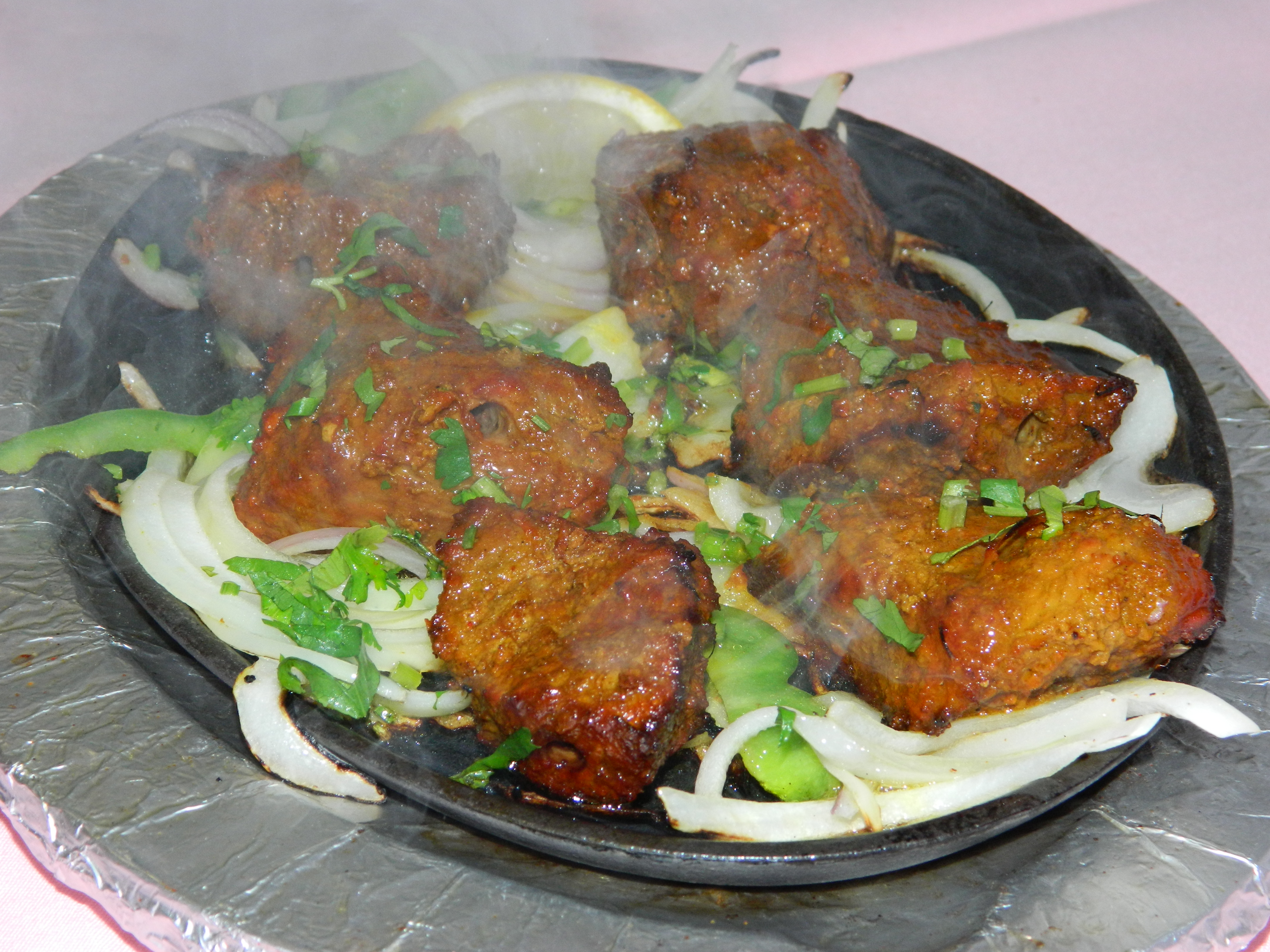 Order Boti Kebab Grill Entree food online from Ambadi store, White Plains on bringmethat.com