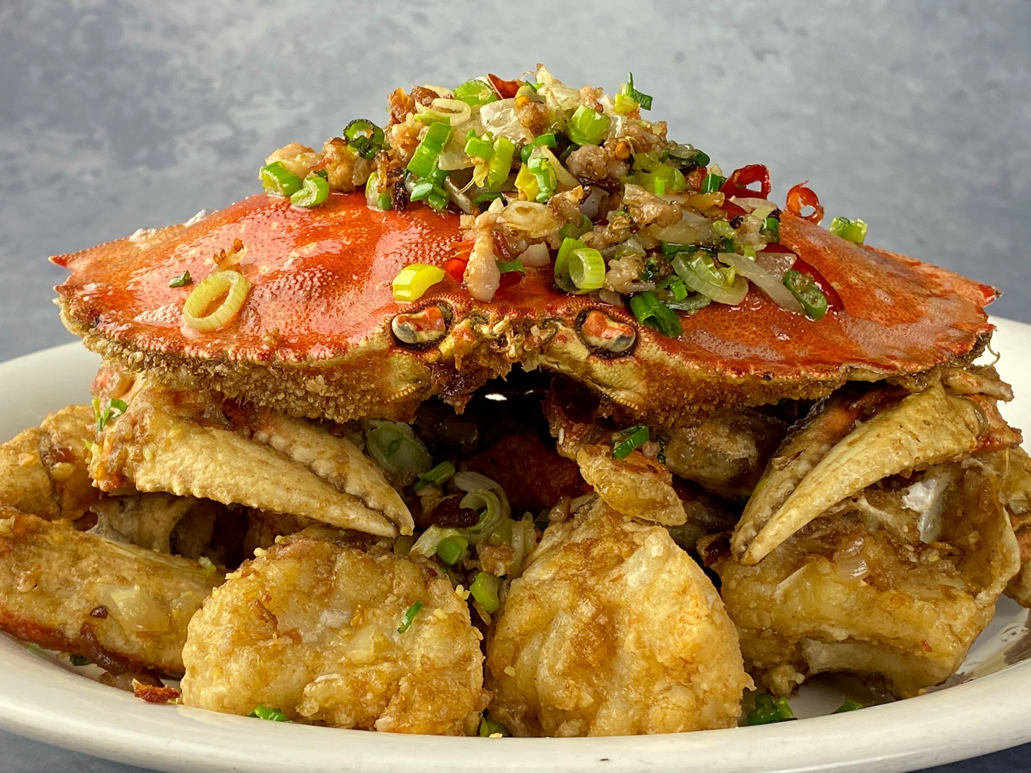 Order Crab in House-Made Xo Chili Sauce 珍品XO上醬蟹 food online from Pop Kitchen store, Daly City on bringmethat.com