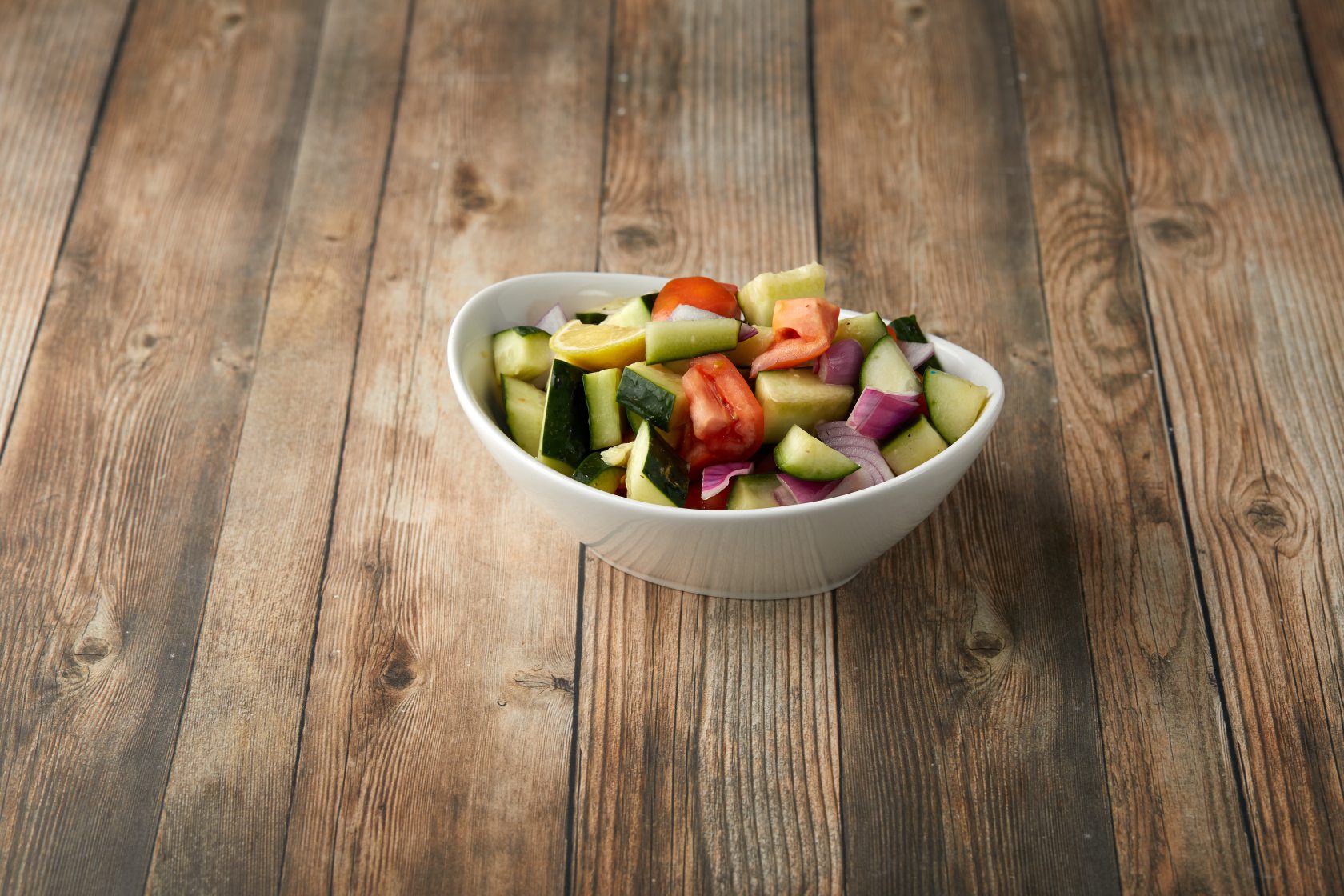 Order Tomato Cucumber Salad food online from Wilshire Vegan House store, Los Angeles on bringmethat.com