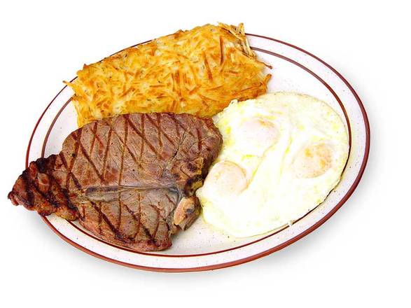 Order T-Bone Steak, Eggs & Hash Brown food online from El Llano Restaurant store, Baldwin Park on bringmethat.com