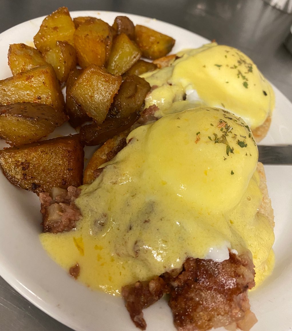 Order Eggs Benedict food online from Westend Grill store, New Bedford on bringmethat.com
