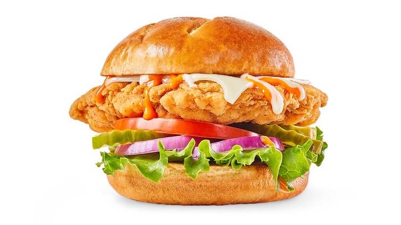 Order Grilled or Breaded Chicken Sandwich food online from High Heat Sports Grill store, Sierra Vista on bringmethat.com