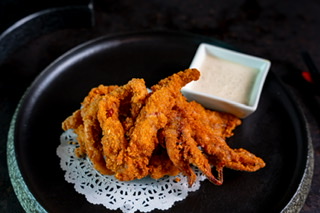 Order Crispy Calamari food online from Kinha Sushi store, Garden City on bringmethat.com