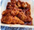 Order Wet Chicken Fingers food online from Purple Pizza & Grill store, Ewing on bringmethat.com
