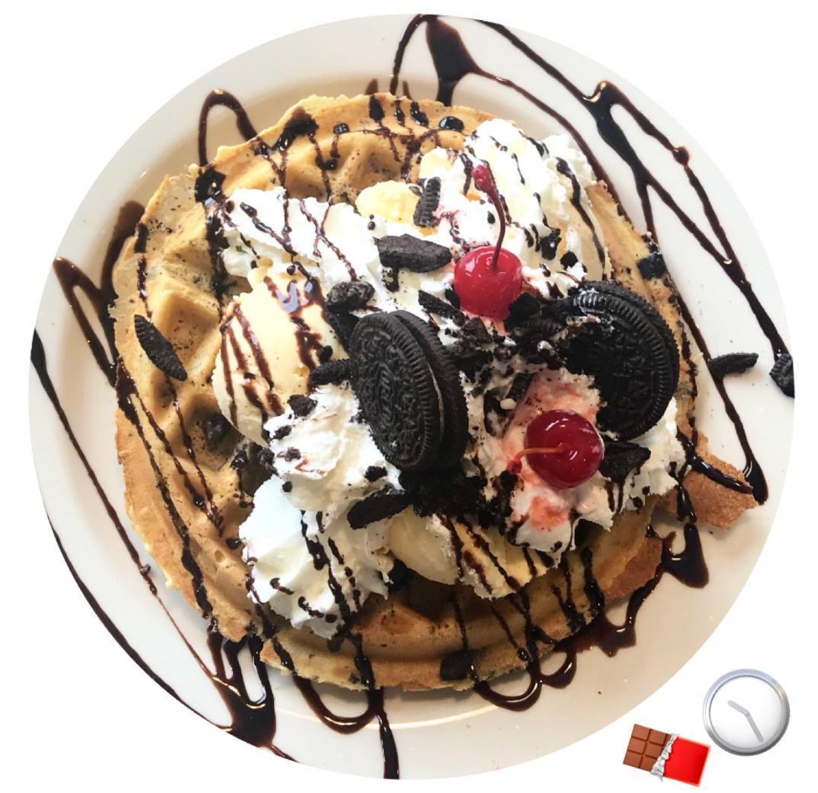 Order Oreo Waffle food online from Dinertime store, Latham on bringmethat.com