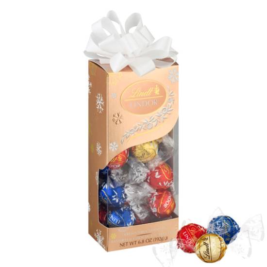 Order Lindt LINDOR Assorted Chocolate Candy Truffles Traditions Gift Box, Assorted Chocolates with Smooth, Melting Truffle Center, 6.8 oz. food online from CVS store, SOUDERTON on bringmethat.com