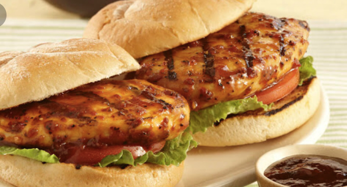 Order BBQ Chicken Breast Sandwich food online from Mediterranean Grill And Bar store, New York on bringmethat.com