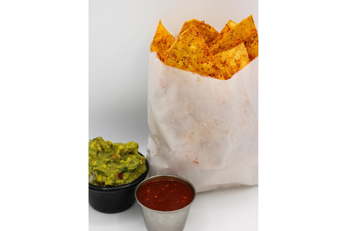 Order Chips + Guacamole food online from Spitfire Tacos store, San Diego on bringmethat.com