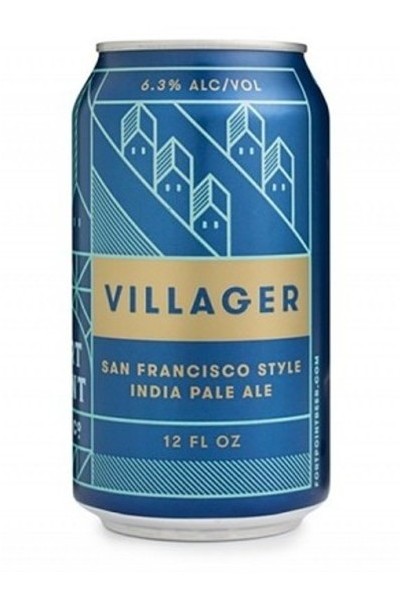 Order Fort Point Villager IPA ( 6 PK CANS ) food online from Friends Snacks store, San Francisco on bringmethat.com
