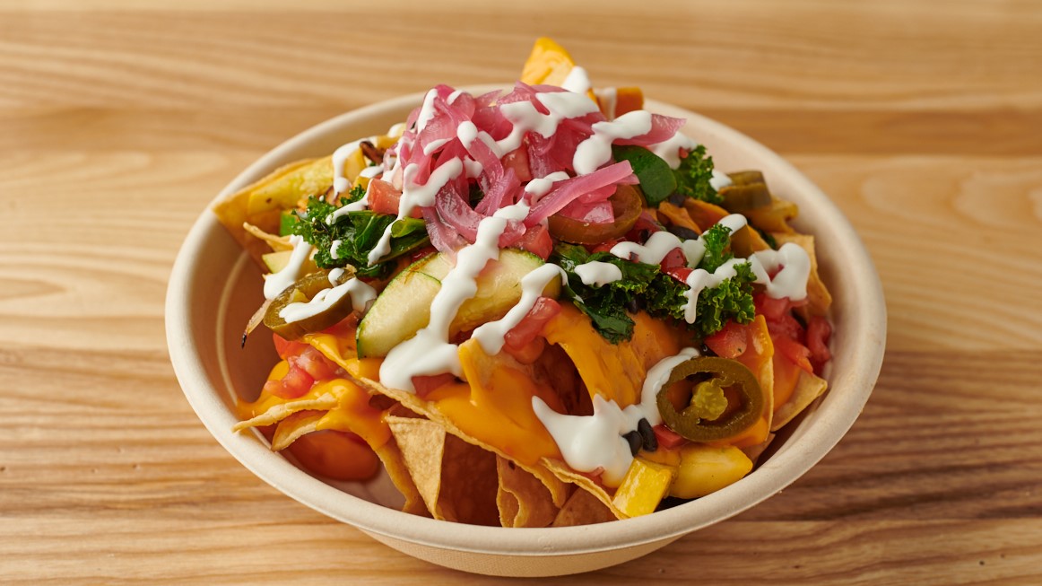 Order GRILLED VEGETABLES NACHOS food online from Burrito Beach store, Chicago on bringmethat.com