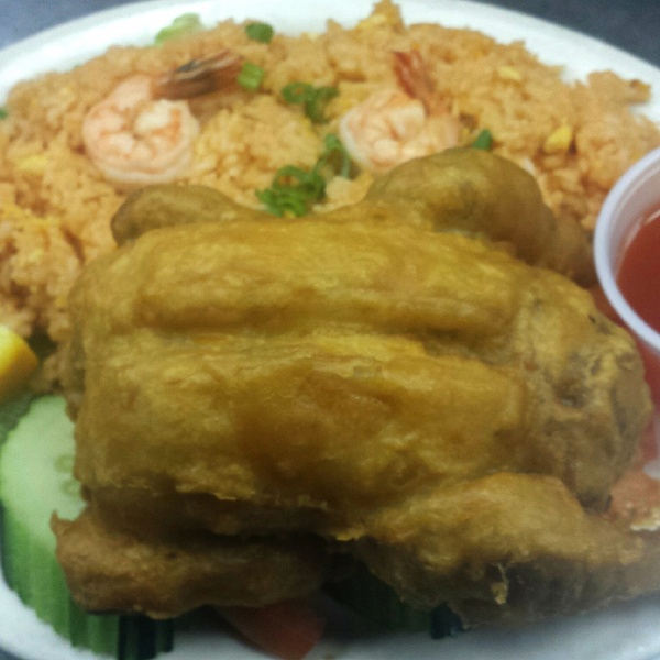 Order D8. Chicken Ruby Dinner food online from Thai Bbq & Noodles store, Cypress on bringmethat.com