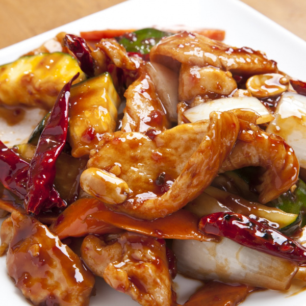 Order 23. Kung Pao Chicken food online from Big Chopsticks store, Costa Mesa on bringmethat.com