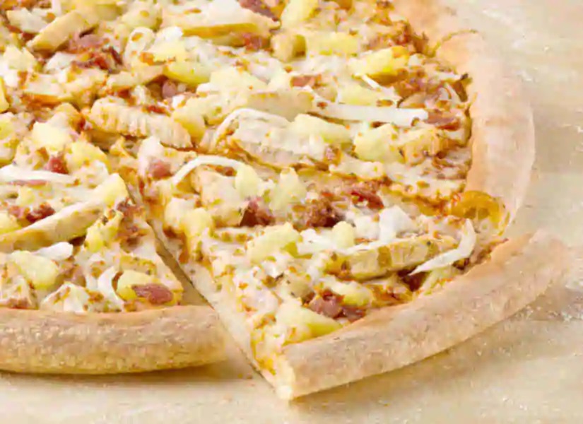 Order HAWAIIAN BBQ CHICKEN PIZZA food online from Papa Johns store, Mount Sinai on bringmethat.com