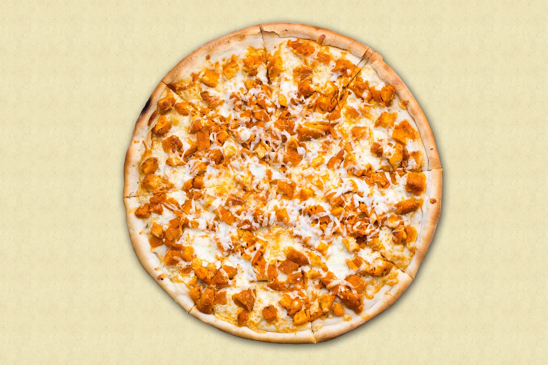 Order Buffalo Chicken Pizza - Medium 12" (6 Slices) food online from Pizza Bella store, Albany on bringmethat.com