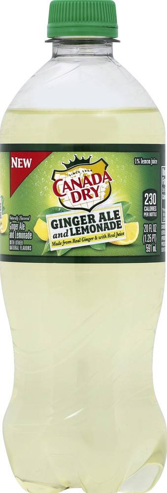 Order Canada Dry Ginger Ale & Lemonade (20 oz) food online from Rite Aid store, READING on bringmethat.com