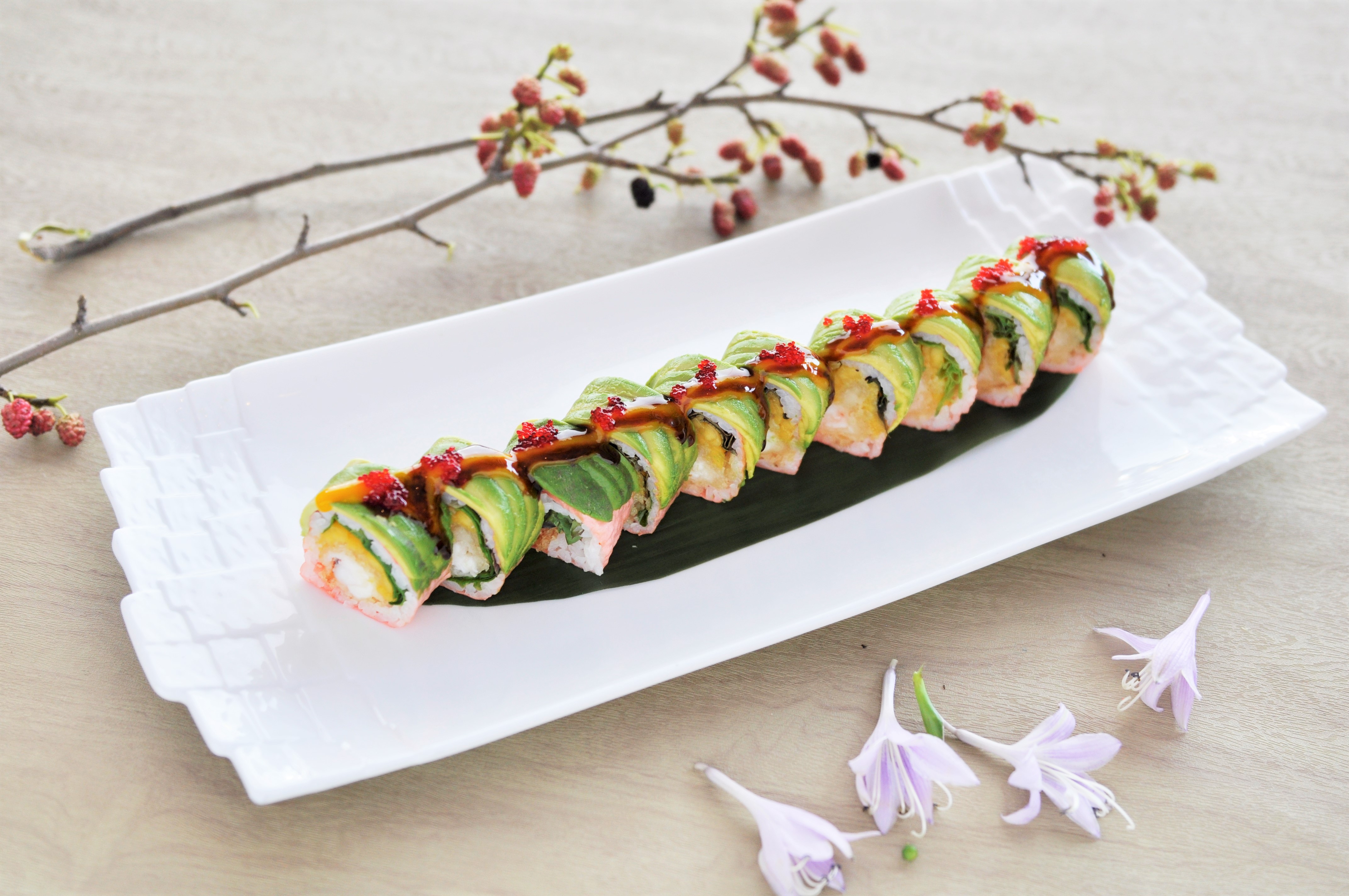 Order Izumi Roll food online from Izumi Sushi & Hibachi Steakhouse store, Levittown on bringmethat.com