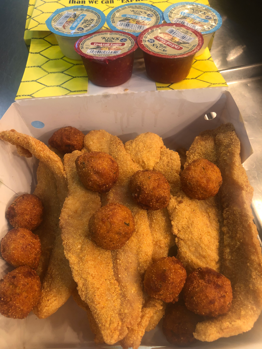 Order 8PC Express Fish Family Meal food online from Chicken Express store, Fort Worth on bringmethat.com