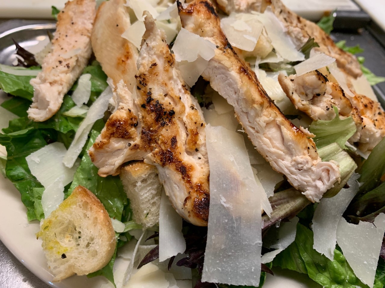 Order Caesar Salad with Chicken food online from Nancy Pizza store, Niles on bringmethat.com