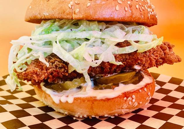 Order Fried Chicken Sandwich food online from Bunk Beer Hall store, Portland on bringmethat.com