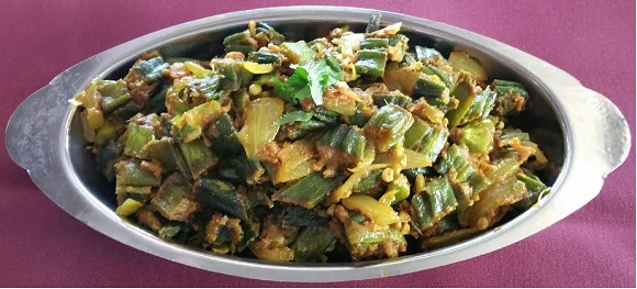 Order Bhindi Masala food online from Taste Of India Grill store, Bountiful on bringmethat.com