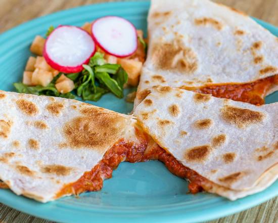 Order Soyrizo Quesadilla food online from Papalote Mexican Grill store, SF on bringmethat.com
