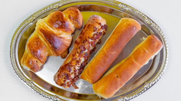 Order Bacon Cheese Sausage Roll food online from Donuts At Riverside store, Tulsa on bringmethat.com